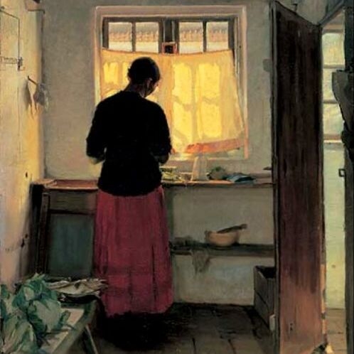 Girl in Kitchen
