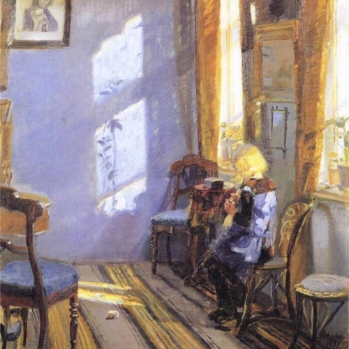 Sunlight in the Blue Room