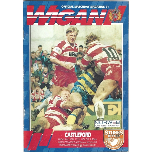 Castleford Away Rugby League Programmes
