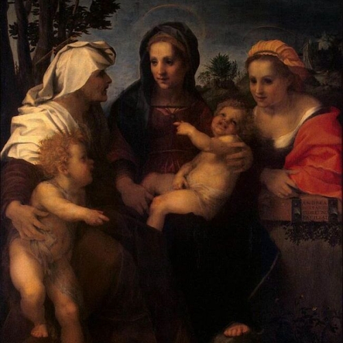 Madonna and Child with Sts. Catherine, Elizabeth and John the Baptist