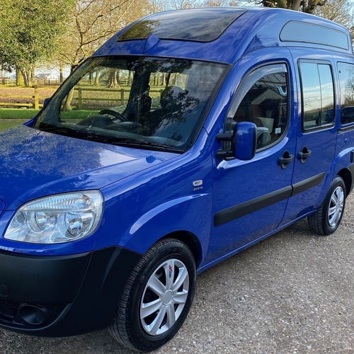 2007 Fiat Doblo 1.4 Petrol Camper Van 2 Berth Micro PRO Conversion Blue