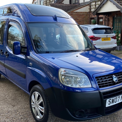 2007 Fiat Doblo 1.4 Petrol Camper Van 2 Berth Micro PRO Conversion Blue