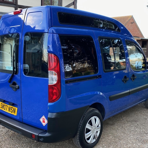 2007 Fiat Doblo 1.4 Petrol Camper Van 2 Berth Micro PRO Conversion Blue