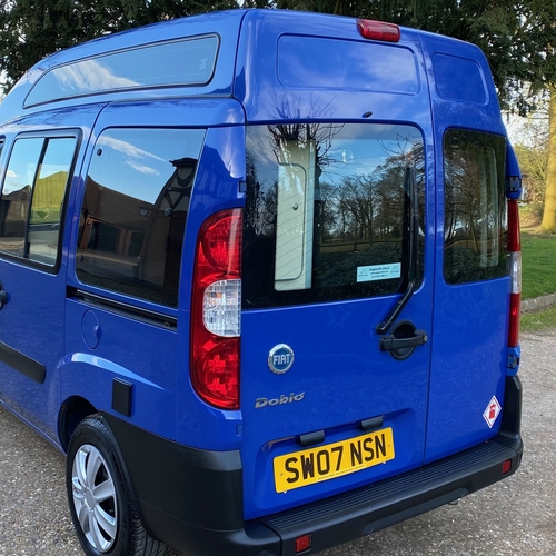 2007 Fiat Doblo 1.4 Petrol Camper Van 2 Berth Micro PRO Conversion Blue