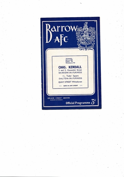 Latest Football Programmes Listed today