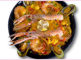 Paella Mobile Catering Menu