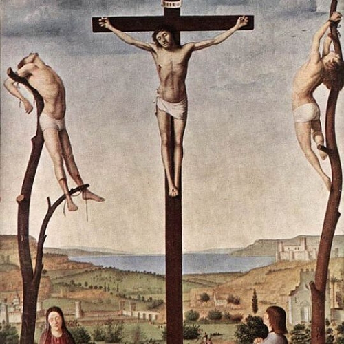 Crucifixion with Saint Mary and Saint John the Evangelist