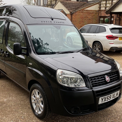 2009 Fiat Doblo 1.9 M-Jet Camper Van 2 Berth PRO Conversion Black Metallic