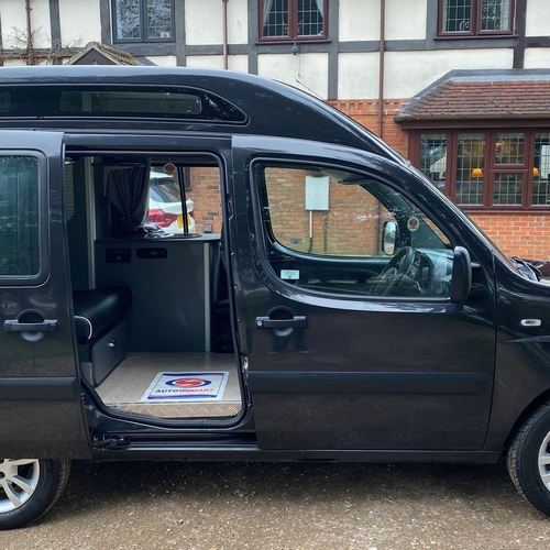 2009 Fiat Doblo 1.9 M-Jet Camper Van 2 Berth PRO Conversion Black Metallic