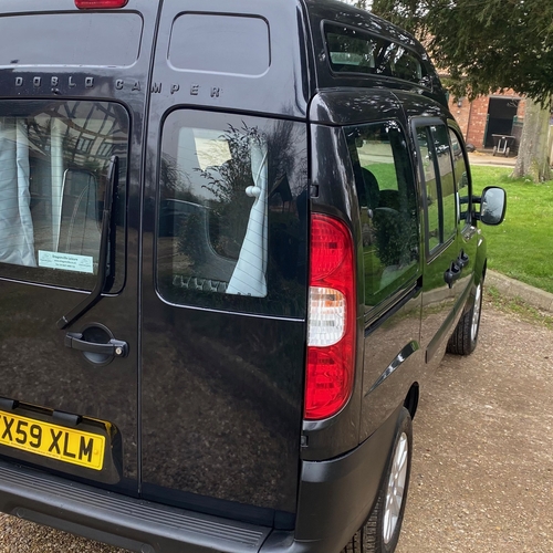 2009 Fiat Doblo 1.9 M-Jet Camper Van 2 Berth PRO Conversion Black Metallic