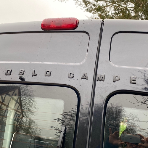 2009 Fiat Doblo 1.9 M-Jet Camper Van 2 Berth PRO Conversion Black Metallic