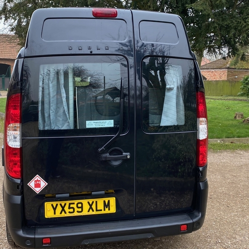 2009 Fiat Doblo 1.9 M-Jet Camper Van 2 Berth PRO Conversion Black Metallic