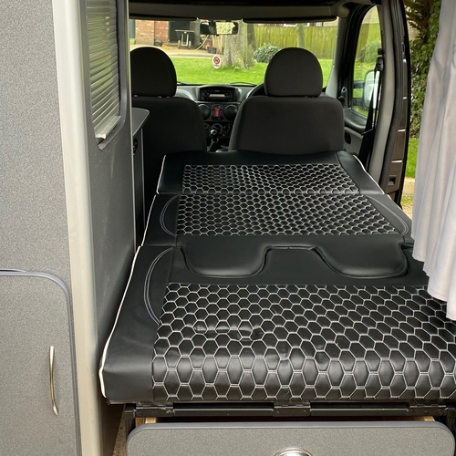 2009 Fiat Doblo 1.9 M-Jet Camper Van 2 Berth PRO Conversion Black Metallic