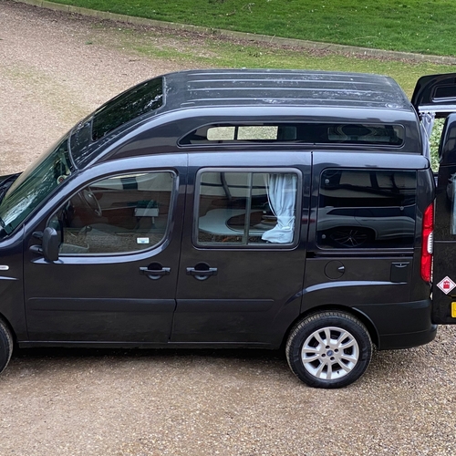 2009 Fiat Doblo 1.9 M-Jet Camper Van 2 Berth PRO Conversion Black Metallic