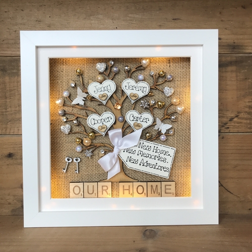 “New Home’’ Family Tree Frame