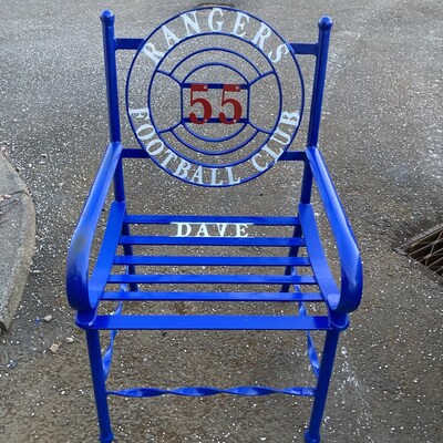 Football chairs, tables and benches