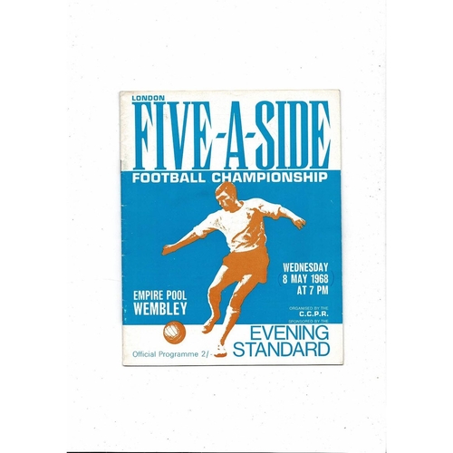 Five A Side Football Programmes