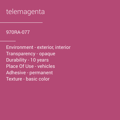 ORACAL® 970RA-077 - Telemagenta