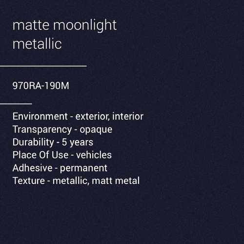ORACAL® 970RA-190M - Matte Moonlight Metallic