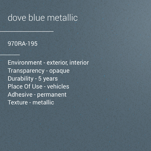 ORACAL® 970RA-195 - Dove Blue Metallic