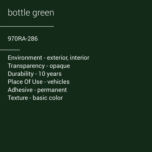 ORACAL® 970RA-286 - Bottle Green