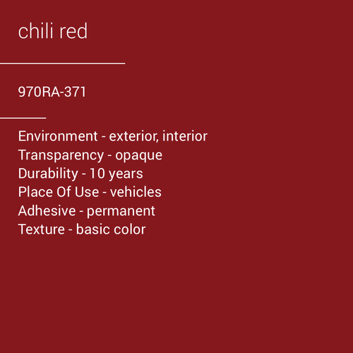 ORACAL® 970RA-371 - Chili Red