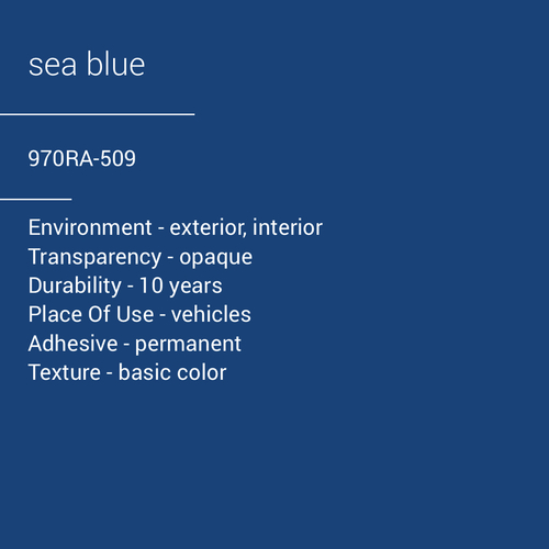 ORACAL® 970RA-509 - Sea Blue