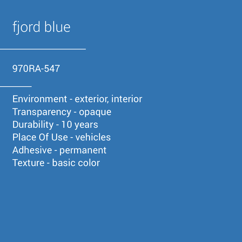 ORACAL® 970RA-547 - Fjord Blue