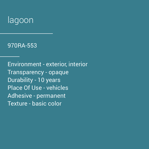 ORACAL® 970RA-553 - Lagoon