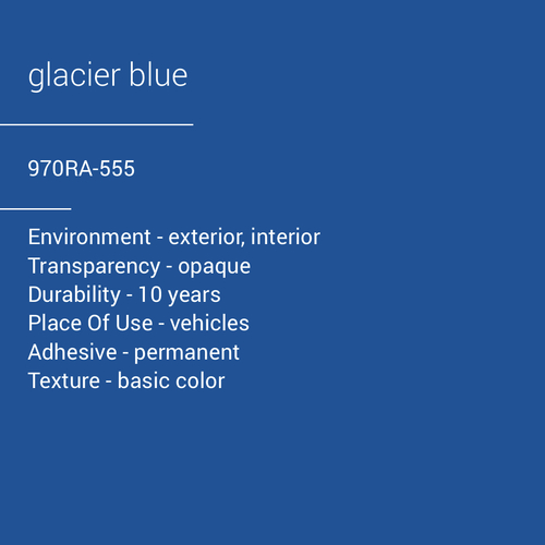 ORACAL® 970RA-555 - Glacier Blue