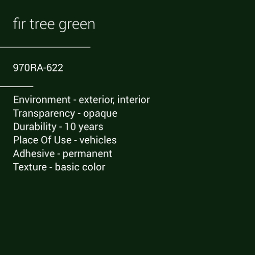 ORACAL® 970RA-622 - Fir Tree Green