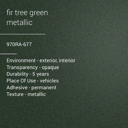 ORACAL® 970RA-677 - Fir Tree Green Metallic
