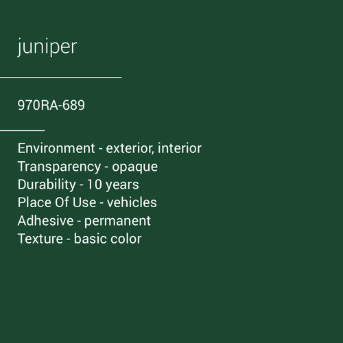 ORACAL® 970RA-689 - Juniper