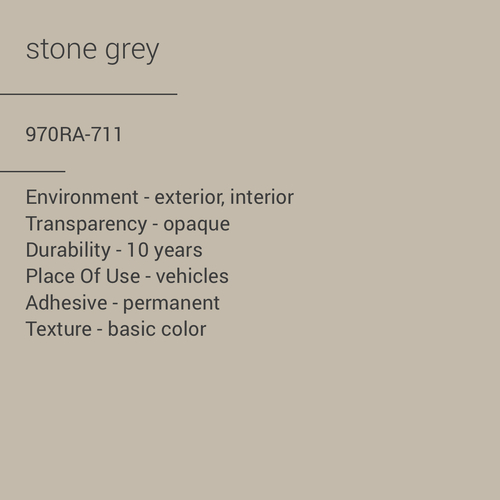 ORACAL® 970RA-711 - Stone Grey