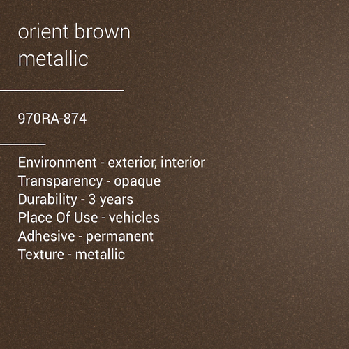 ORACAL® 970RA-874 - Orient Brown Metallic