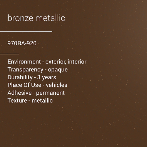 ORACAL® 970RA-920 - Bronze Metallic