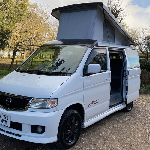 2003 (53)reg Mazda Bongo 2.0 Petrol Automatic Camper Van 4 Berth White
