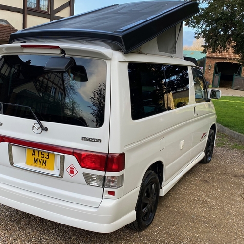 2003 (53)reg Mazda Bongo 2.0 Petrol Automatic Camper Van 4 Berth White