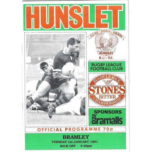 Bramley Away Rugby League Programmes