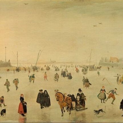 A Scene on the Ice