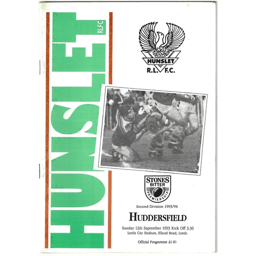Huddersfield Away Rugby League Programmes