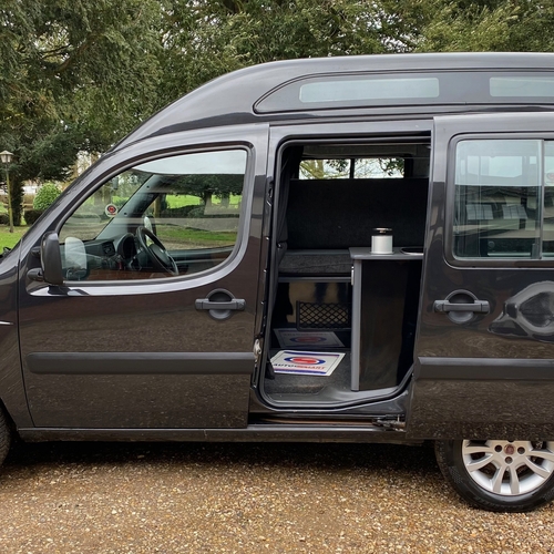 2011 Fiat Doblo 1.9 M-Jet Camper Van 2 Berth PRO Conversion Black Metallic