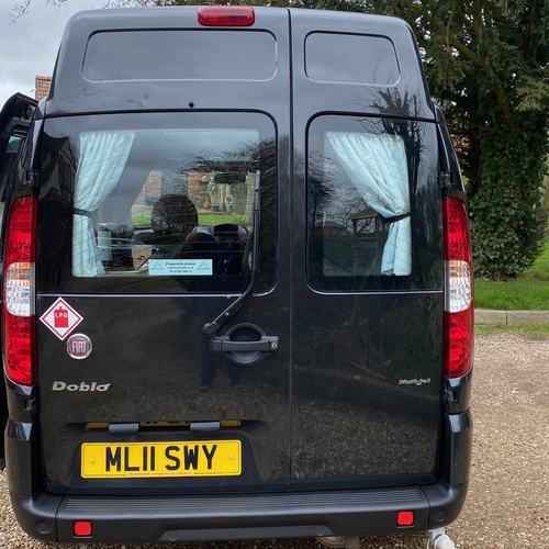 2011 Fiat Doblo 1.9 M-Jet Camper Van 2 Berth PRO Conversion Black Metallic