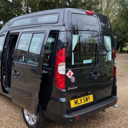 2011 Fiat Doblo 1.9 M-Jet Camper Van 2 Berth PRO Conversion Black Metallic