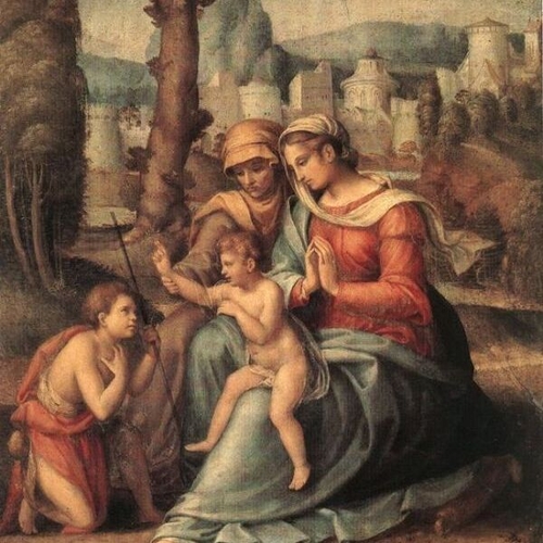 Madonna with Christ Child, Saint Elizabeth and Saint John the Baptist