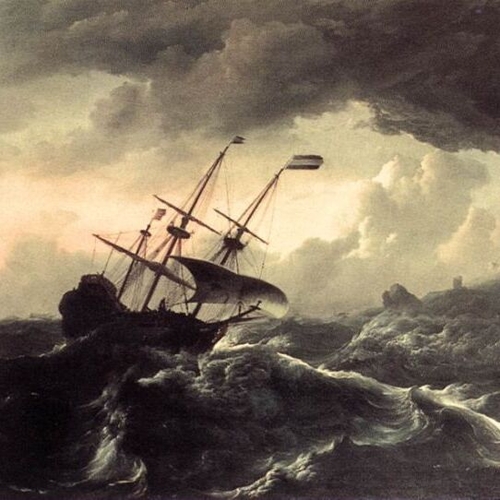 Ships Running Aground in a Storm