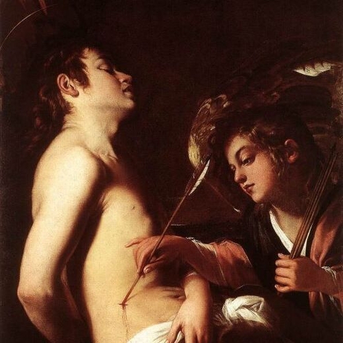 Saint Sebastian Healed by an Angel