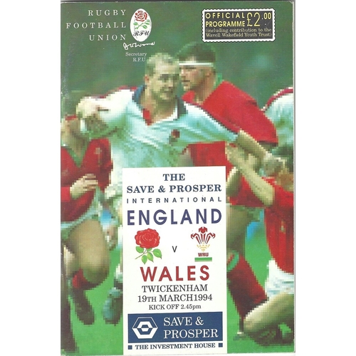 5 Nations/6 Nations Rugby Union Programmes