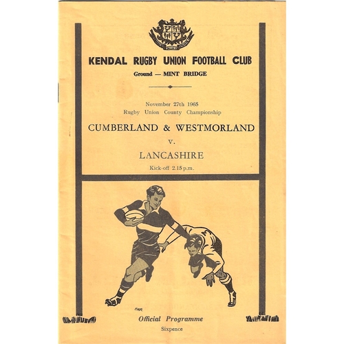 County Championship Rugby Union Programmes