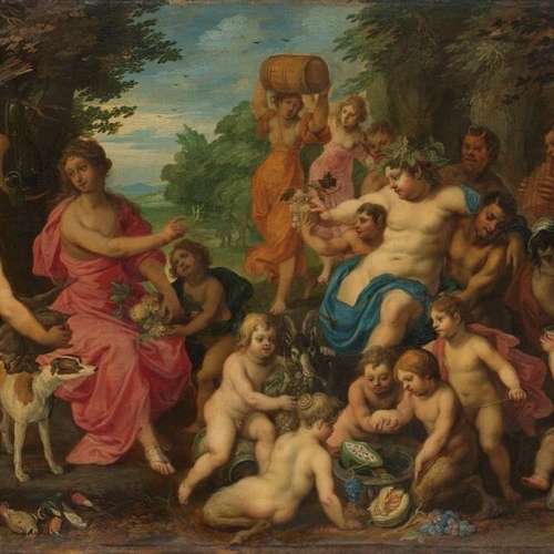 Bacchus and Diana